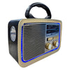 Bocina Radio FM - AM  Moreka 224, Bluetooth, TF Card, Lampara, USB