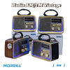 Bocina Radio FM - AM  Moreka 224, Bluetooth, TF Card, Lampara, USB