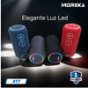 Bocina Moreka 417 16W 2000mAh Bluetooth, TF Card, Radio FM, USB Contra Agua IPX6