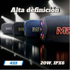 Bocina Moreka 422 20W 3600mAh 5-6 hrs de bateria Bluetooth,  Contra Agua IPX6