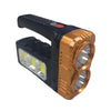 Linterna solar recargable de 4 Leds + COB  7701-B