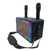 Karaoke Bluetooth  FM dual microfonos 30W 3600 mAh RGB Moreka+ A15