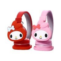 Audífonos Diadema Bluetooth  My Melody Sanrio Inalámbrico Plegable