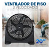 Ventilador de Piso 20 Pulgadas 3 Velocidades Potente Refrescante Verano FF-2001