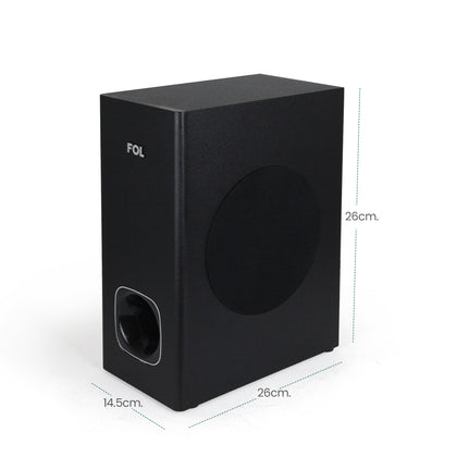 Bocina Bluetooth 90W 2OV TWS FOL FS-M226