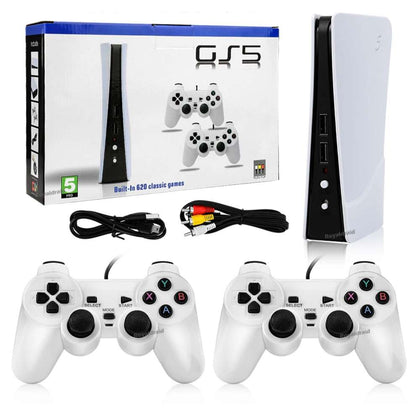 Consola de videojuegos GS5 Pro 620 juegos 8 bitsm portáti 2 controles