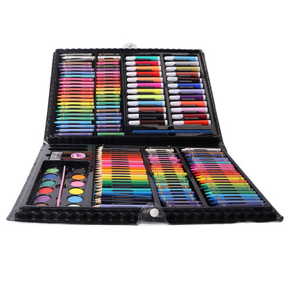Kit de Arte para Dibujo Marcadores Lápices Acuarelas Crayones 168pcs