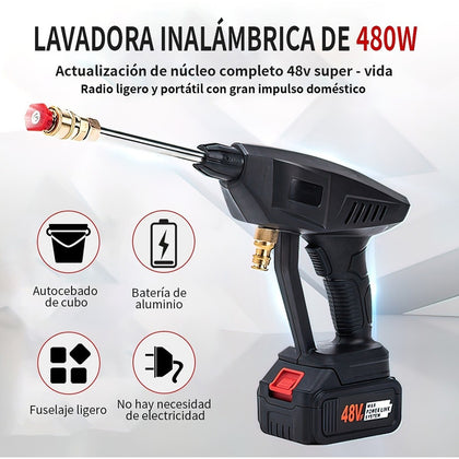 Hidrolavadora Portátil sin Cables 170W 48V MLS-05