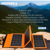 Panel Solar Portátil 20W 6V Moreka MOR-130