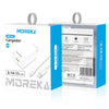 Cargador Micro USB V8 Moreka MR2645  2.1A Usb incluye Cable