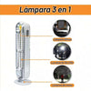 Lampara de Emergencia portátil Moreka MYJ-8683U 43 Leds recargable gancho pegable