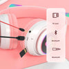 Audífonos Diadema Gato STN-28 Bluetooth RGB