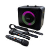 Bocina Karaoke Bluetooth  FM dual micrófonos RGB Moreka A17