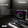 Bocina Karaoke Bluetooth  FM dual micrófonos RGB Moreka A17