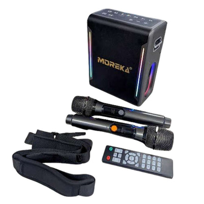 Bocina Moreka A29 80W 6000mAh 5-6 hrs de bateria Bluetooth,  Contra Agua IPX5