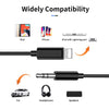 Convertidor tipo Lightning a 3.5mm Auxiliar Audio AU-11 1M