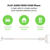 Convertidor tipo Lightning a 3.5mm Auxiliar Audio AU-11 1M