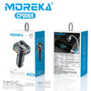 Transmisor Bluetooth Moreka CP-0069 5.3 FM manos libres para coche