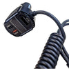 Cargador De Carro Moreka CP0071 Plug In 30W USB-C PD y USB QC3.0 con cables V8 y C