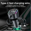 Cargador De Carro Moreka CP0071 Plug In 30W USB-C PD y USB QC3.0 con cables V8 y C