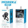 Cargador De Carro Moreka CP0071 Plug In 30W USB-C PD y USB QC3.0 con cables V8 y C