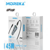 Cargador De Carro Moreka CP0088 Plug In 45W Tipo C-C