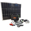 Generador Solar Greate Green Life de 350 Vatios panel solar 16v 75w reflector, bocina 4 bombillas