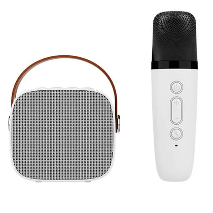 Bocina Karaoke Bluetooth  FM dual microfono portátil K1