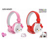 Audífonos Diadema Bluetooth  KITTY Inalámbrico Plegable