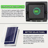 Reflector Solar 30W 4000mAh con Panel solares para interperie IP67