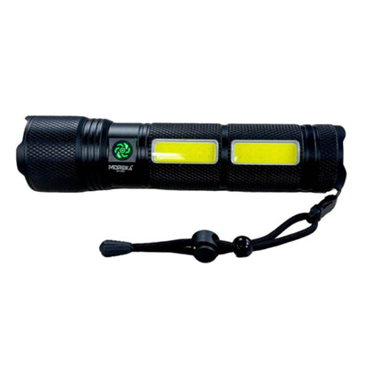Linterna tactica metalica recargable 3600mAh TG+COB 3000 metros de distancia MT-023