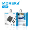 Cargador 20W Moreka P206 puerto tipo C incluye cable C 1M
